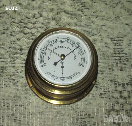 Двоен уред за стена, барометър - термометър , снимка 3 - Други - 53069924