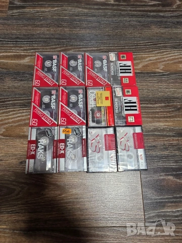 продавам аудио касетки чисто нови Sony. Basf