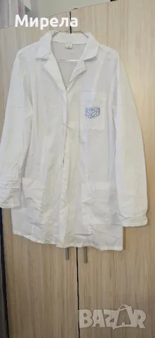 Бяла риза/манта, снимка 3 - Блузи с дълъг ръкав и пуловери - 49842850