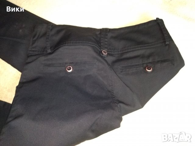 Черен прав панталон тип цигара , снимка 6 - Панталони - 29247964