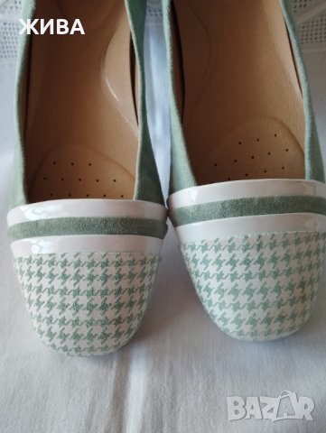 GEOX - ЕСТЕСТВЕНА КОЖА  дамски елегантни обувки , снимка 4 - Дамски елегантни обувки - 39380926