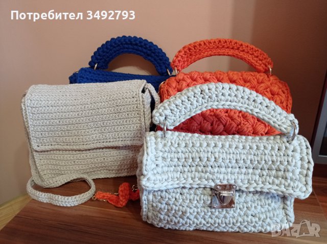 Дамски  плетени чанти, снимка 9 - Чанти - 41615134