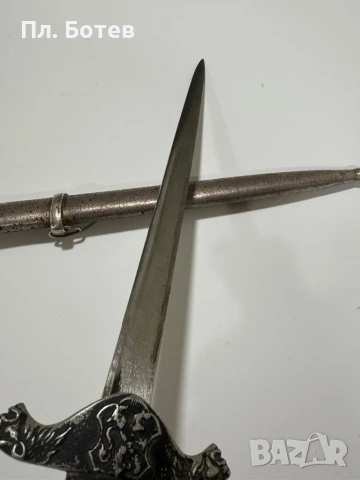 Български царски офицерски кортик, снимка 4 - Антикварни и старинни предмети - 50803388