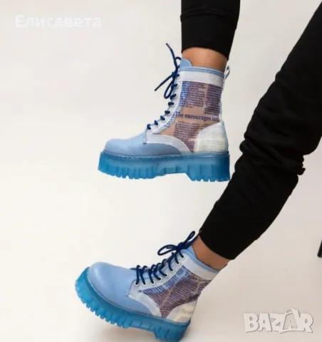 Дамски модерни боти , снимка 5 - Дамски боти - 48061356