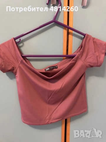 Къса тениска Zara
