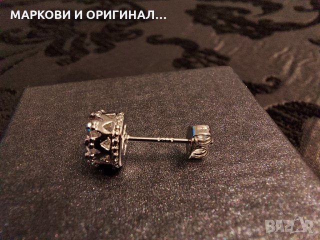 Сребърни обеци пр.925, снимка 10 - Обеци - 35374324