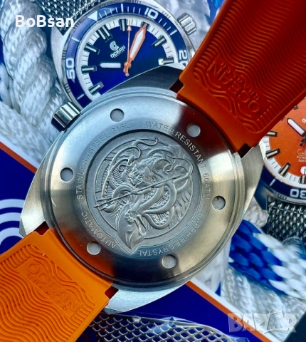 Ocean Crawler Core Diver 600m Full Lume Spring Time, снимка 14 - Мъжки - 52613545