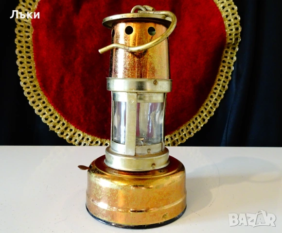 Британска медна лампа на батерии,фенер,газена лампа. , снимка 4 - Антикварни и старинни предмети - 53929308