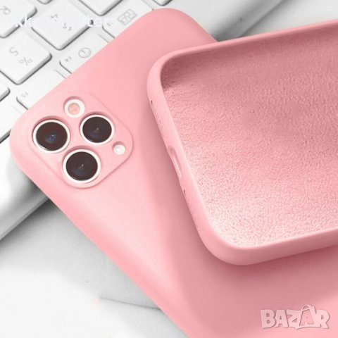 Силиконов кейс Silicone Soft Cover, За iPhone 11 (6.1), Розов, снимка 2 - Калъфи, кейсове - 37815877