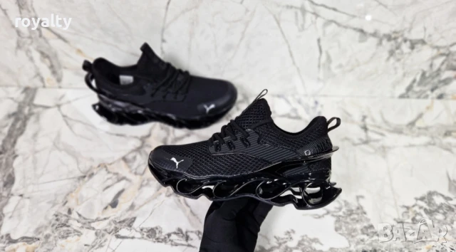 Puma спортни черни мъжки маратонки , снимка 3 - Маратонки - 51149273
