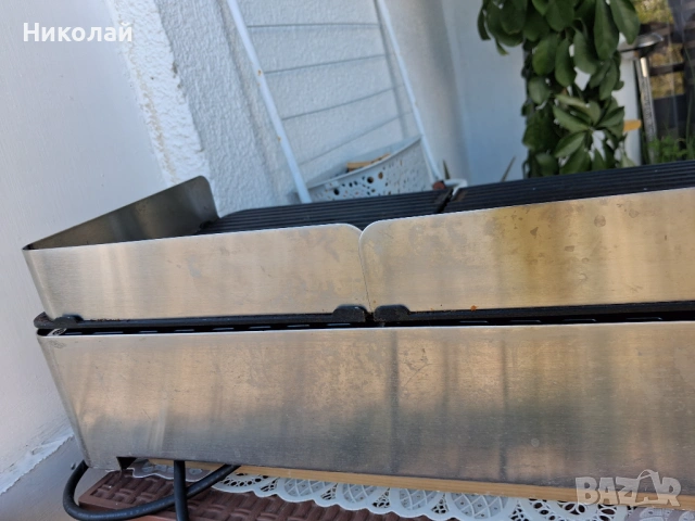 Професионална грил плоча оребрена, снимка 4 - Скари - 54305977