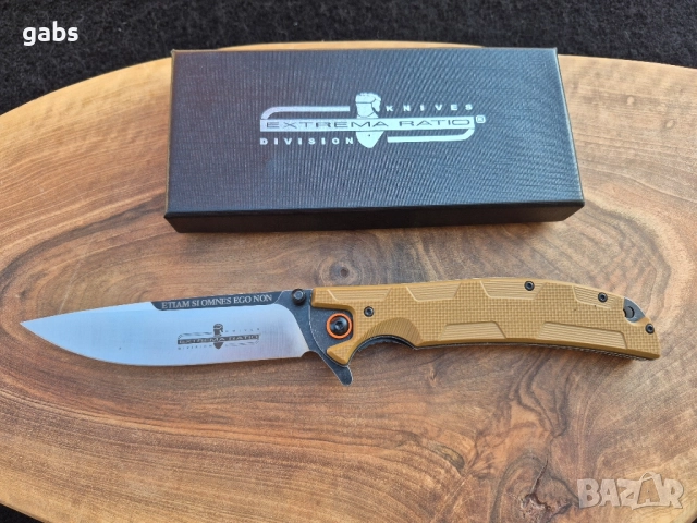 Сгъваем нож EXTREMA RATIO C247, flipper,D2,три цвята, снимка 5 - Ножове - 51053635
