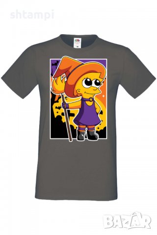 Мъжка тениска,The Simpsons Lisa Simpson 02,Halloween,Хелоуин,Празник,Забавление,Изненада,Обичаи,, снимка 8 - Тениски - 38136889