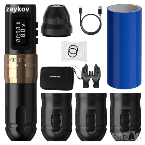 Безжична машина за татуировки Ambition Mars-U