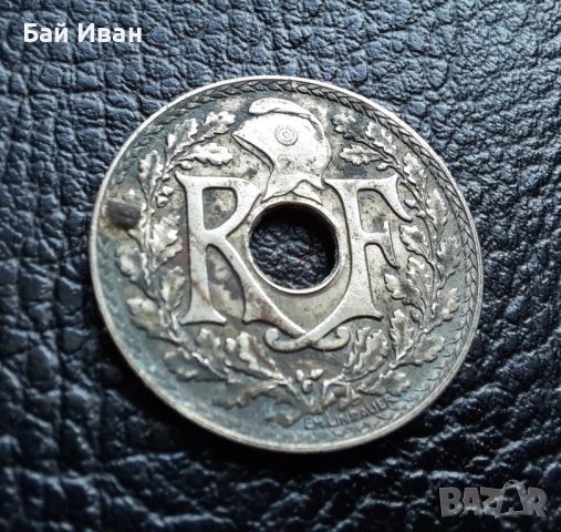 Стара монета 10 сантима 1939 г. Франция-топ !, снимка 7 - Нумизматика и бонистика - 42211533
