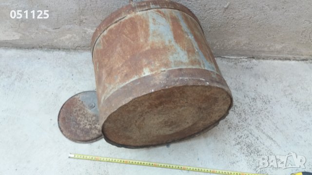 масивен голям метален гюм за мляко и др. 40 литра, снимка 13 - Антикварни и старинни предмети - 38211622