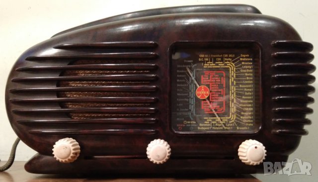 Тesla Talisman 308U старо лампово радио, снимка 1