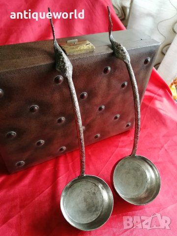 Стари Тайландски Церемониални Посребрени Прибори, Черпак