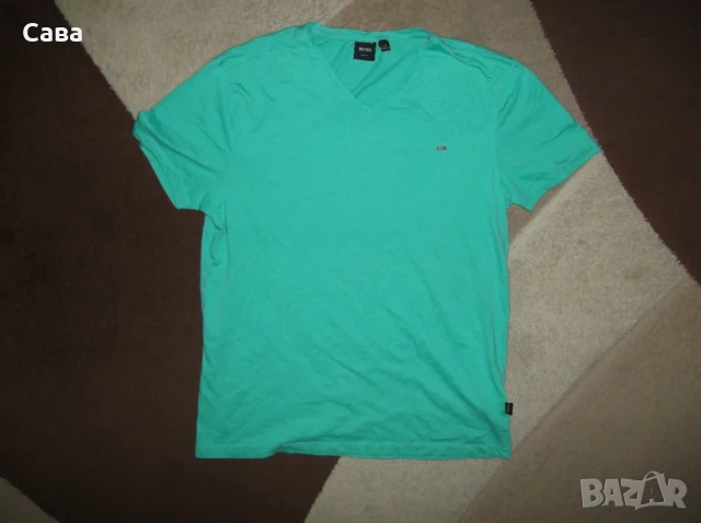 Тениски BOSS  мъжки,М     /черна, бяла,зелена /, снимка 9 - Тениски - 51056128