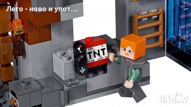 Употребявано Lego Minecraft - Каменни приключения (21147), снимка 5 - Конструктори - 39709054