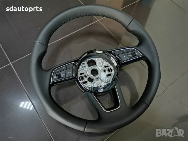 Нов Черен Кожен Волан Audi A1 GB A3 8Y Q2 Q3 - 82A419091AA