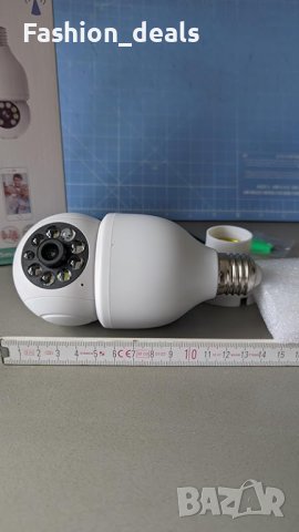 Нова Безжична - 4MP камера в крушка, 2.5K CCTV Сигурност Дом Охрана Наблюдение, снимка 8 - Камери - 42385827