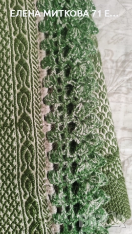 Голямо тежко вълнено тъкано покривало за спалня или килим, снимка 6 - Покривки за легло - 52931283