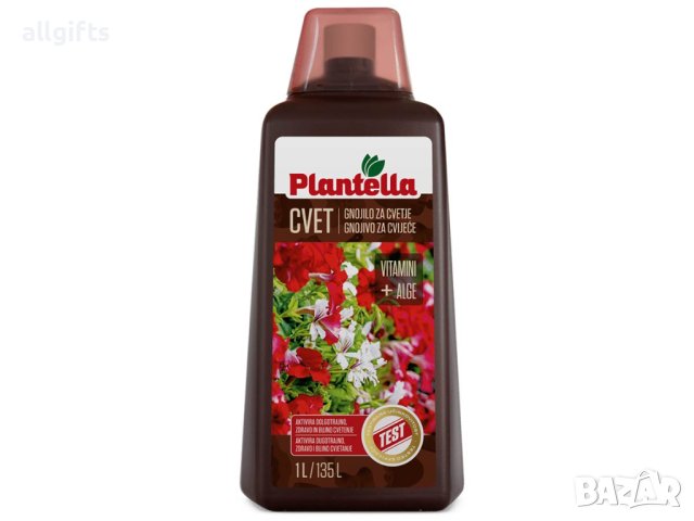 Течен тор Plantella Цъфтеж за цъфтящи растения 1 л., снимка 1