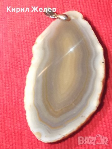 ОРФЕЕВ АХАТ СКЪПОЦЕНЕН МЕДАЛЬОН МАЙСТОРСКА АРТ ИЗРАБОТКА 8834, снимка 12 - Колиета, медальони, синджири - 30410890