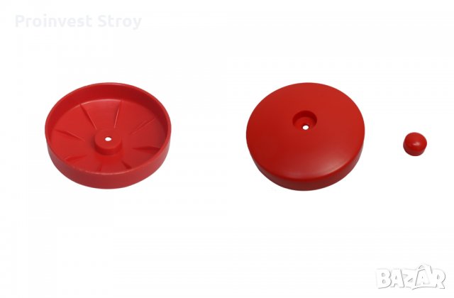 Цветни ПВЦ тапи АС3055-1 Ф 10 см. и аксесоари за детски съоръжения и детски площадки