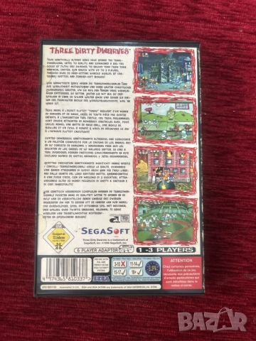 играта Three Dirty Dwarves за конзолата Sega Saturn, снимка 3 - Други игри и конзоли - 56462826
