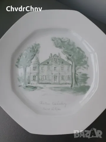 6бр Limoges Chateau Vin/ЛИМОЖ стара френска колекционерска декоративна порцеланова чиния-картина, снимка 11 - Колекции - 48068437