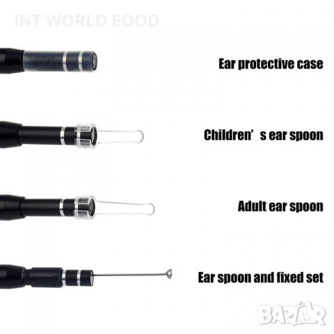 3в1 Отоскоп Отстраняване на ушна кал Почистване на уши HD Visual, снимка 5 - Други - 36458638