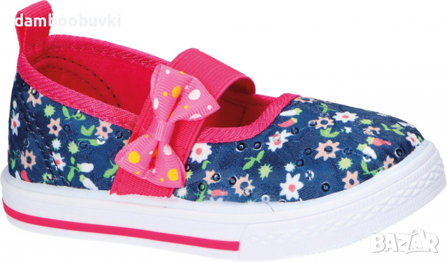 Детски гуменки в т.син цветя 26/30