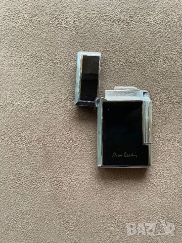 Запалка PIERRE CARDIN - черно и хром, нова, снимка 2 - Запалки - 52899153