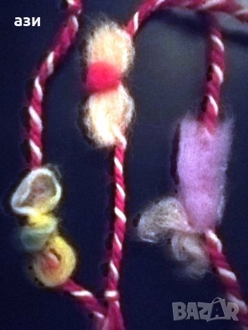 Мартеници от вълна, арт модели, снимка 7 - Други - 31646418