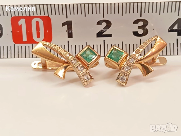 Руско злато, снимка 3 - Обеци - 52224983