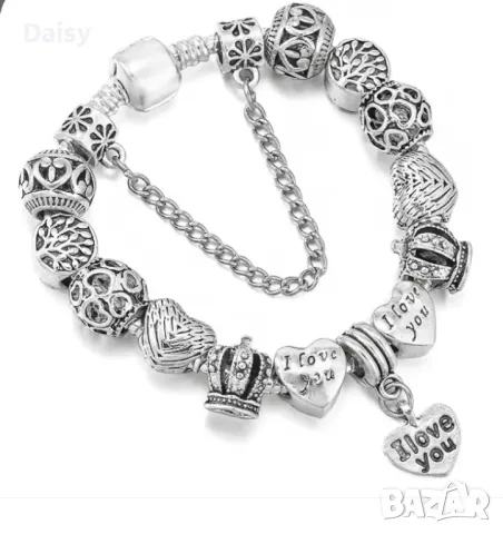 Гривна тип Пандора / Pandora с печат 925, снимка 16 - Гривни - 28254117