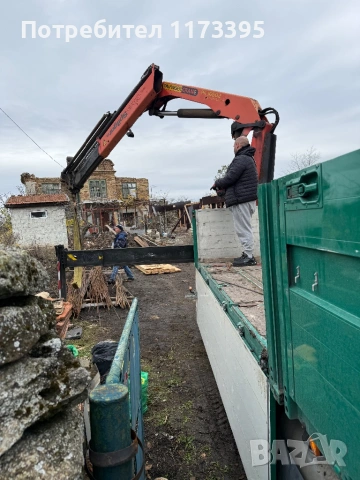 Самосвал с кран , снимка 4 - Транспортни услуги - 54183763