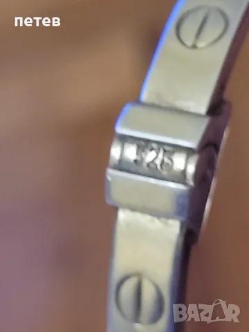 сребърна гривна Cartier.Cartier. сребърна гривна., снимка 15 - Антикварни и старинни предмети - 56075365