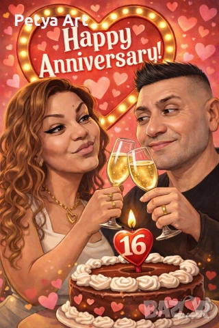 Персонални дигитални карикатури по твоя идея, снимка 8 - Картини - 53167568