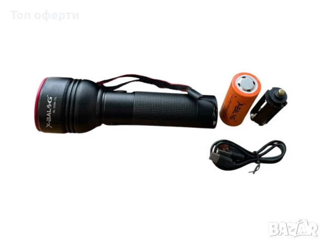 LED охранителен алуминиев фенер X-BAL G BL-2208-TG, снимка 2 - Други инструменти - 51176572