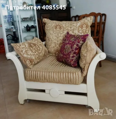 Холна гарнитура, снимка 2 - Дивани и мека мебел - 56463129