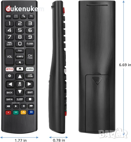 Универсално дистанционно за LG Smart TV, OLED, UHD, 4K и ThinQ телевизори, без настройка, снимка 8 - Дистанционни - 53336518