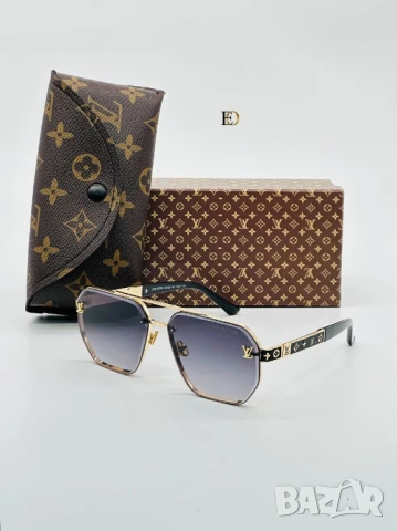 очила с калъф, кутия и ув защита louis vuitton , снимка 3 - Слънчеви и диоптрични очила - 51303605