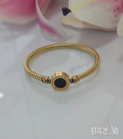 гривна от медицинска стомана в кутия Bvlgari , снимка 5 - Гривни - 51147091