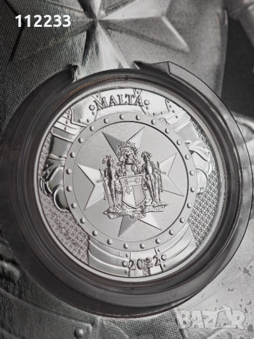 1 унция "Рицари от миналото"-Малта, снимка 4 - Нумизматика и бонистика - 52731861