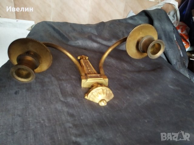 бароков свещник за стена , снимка 4 - Антикварни и старинни предмети - 30865891