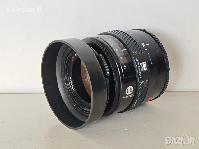 Обектив Minolta AF 35-70mm f/4 „The Little Beercan" за Minolta A/Sony A байонет, снимка 7 - Обективи и филтри - 54122608