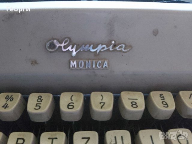 Пишеща машина Olimpia Monica  1960г., снимка 3 - Антикварни и старинни предмети - 37251783